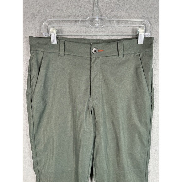 QOR Nylon Hiking‎ Pants Mens Size 32 Green With Pockets - Picture 2 of 12